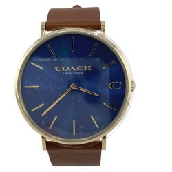 COACH 14602473 CHARLES Wristwatch Blue Unisex