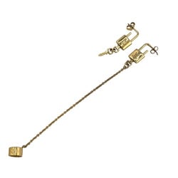 LOUIS VUITTON M00573 LV Rocky Ear Cuff Earrings Gold Women's