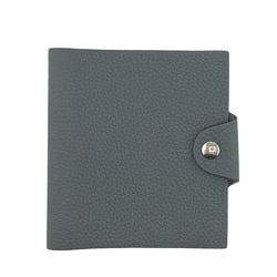 HERMES Ulysse Notebook Cover, Grey, Women's