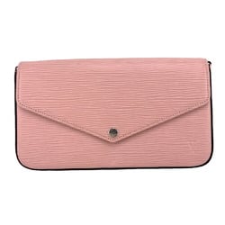 LOUIS VUITTON M62467 Pochette Felicie Chain Wallet Epi Long Pink Women's