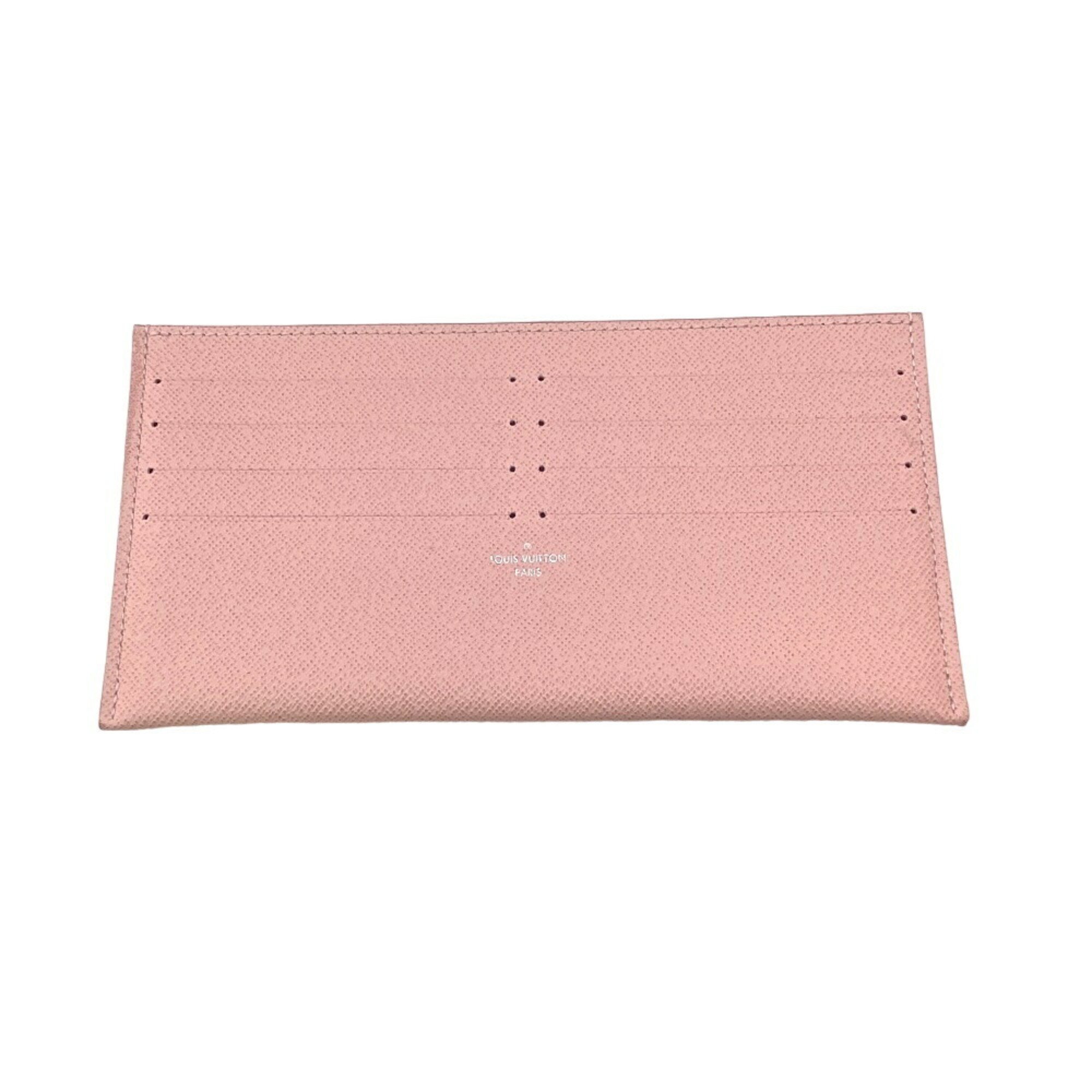 LOUIS VUITTON M62467 Pochette Felicie Chain Wallet Epi Long Pink Women's