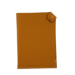 HERMES Tarmac PM 2016 Passport Case Brown Unisex