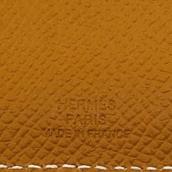 HERMES Tarmac PM 2016 Passport Case Brown Unisex