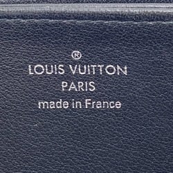 LOUIS VUITTON M61867 Zippy Wallet Round Calf Black Mahina Long Unisex