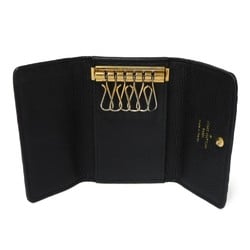 Louis Vuitton LOUIS VUITTON Key Case Multicle 6 LV Flower Black 6-fold Bi-fold Monogram Empreinte Noir M64421