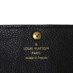 Louis Vuitton LOUIS VUITTON Key Case Multicle 6 LV Flower Black 6-fold Bi-fold Monogram Empreinte Noir M64421