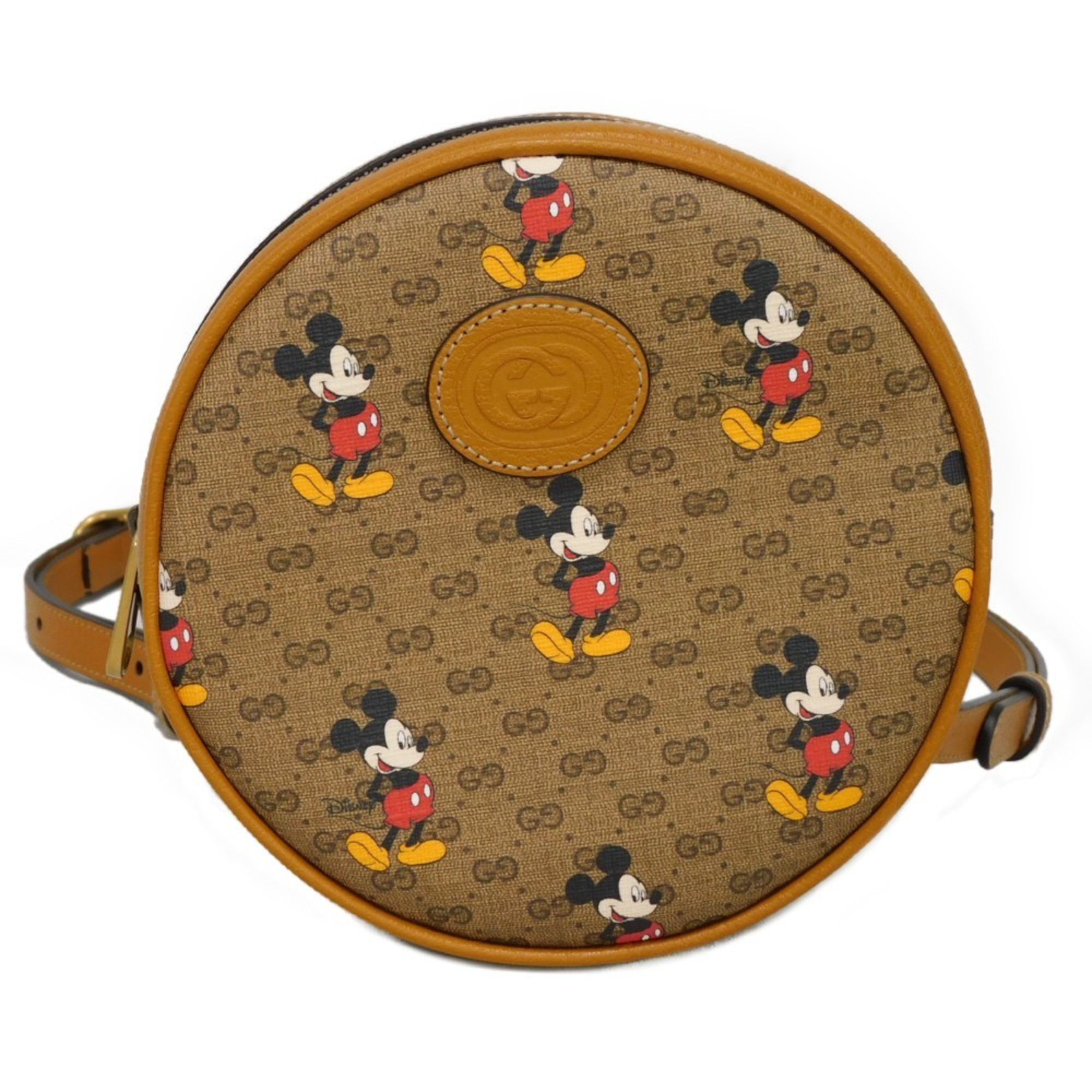 GUCCI Backpack Mickey Mouse Daypack Disney GG Supreme 603730 HWUBM 8559 Women's Bag