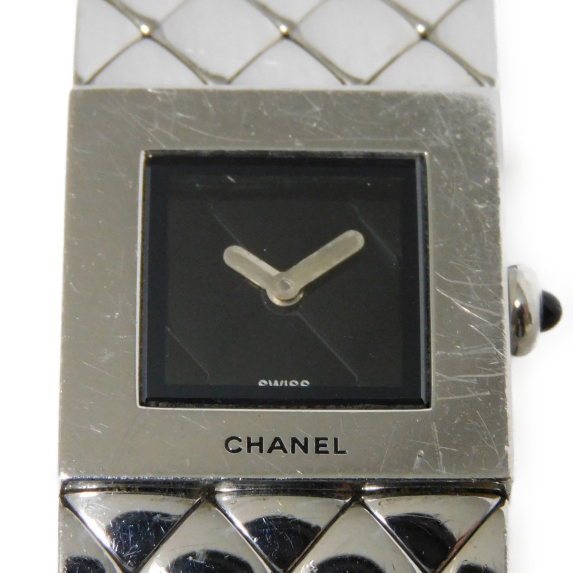 CHANEL Watch Matelasse Quartz H0009 Ladies