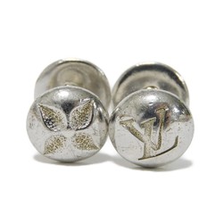 Louis Vuitton LOUIS VUITTON Cufflinks Button de Manchette Motif Monogram Flower Ag925 Silver M30976 Men's