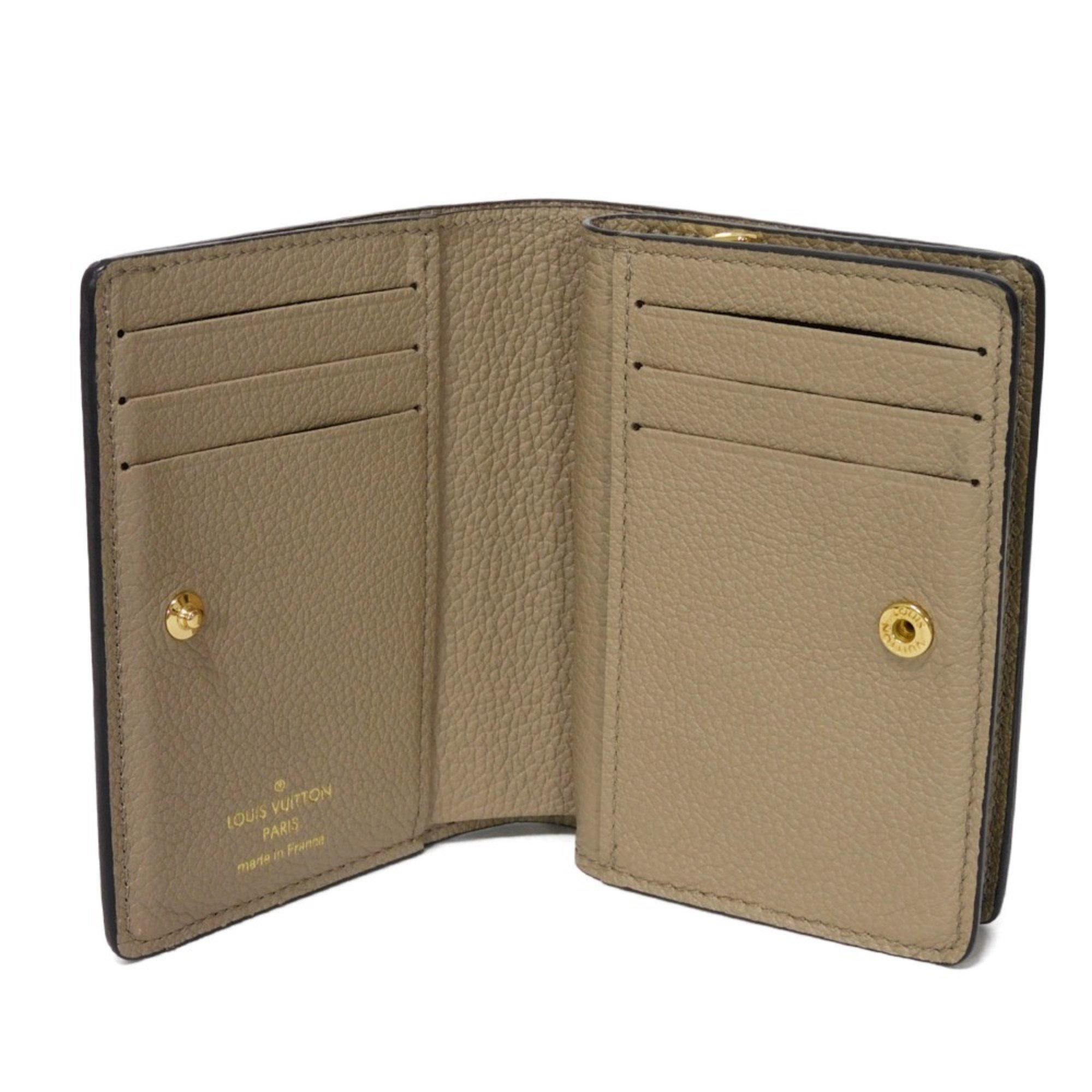 Louis Vuitton LOUIS VUITTON Bi-fold wallet Portefeuille K Current Tourterelle Crème Bicolor RFID Monogram Empreinte M82370 Men's Women's