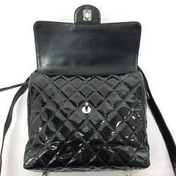 CHANEL Chanel Matelasse Backpack/Daypack Patent Leather Black Women's