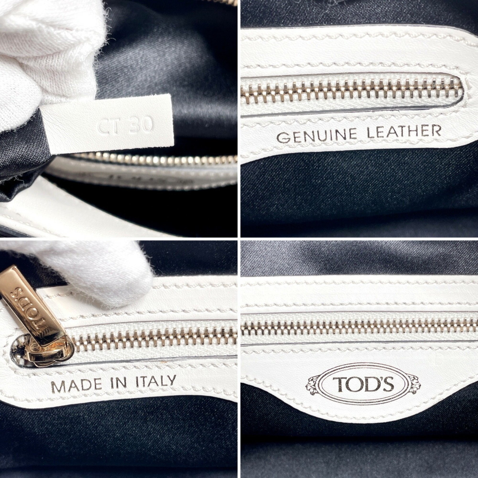 TOD'S Sera Handbag Leather Black Women's