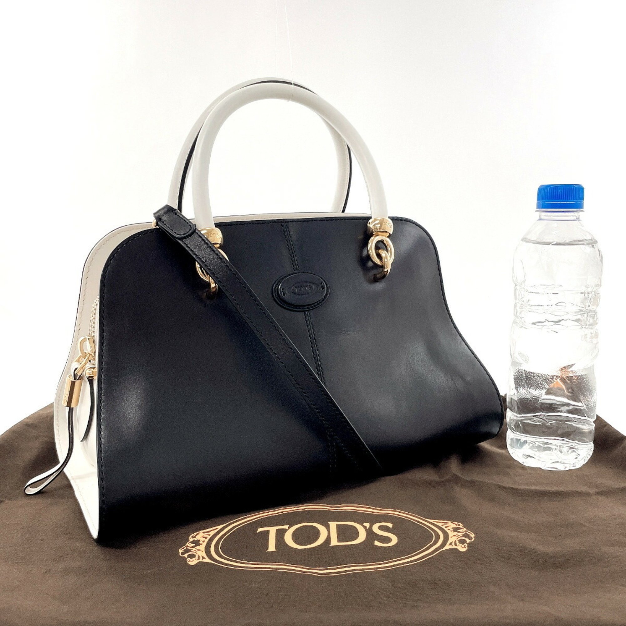 TOD'S Sera Handbag Leather Black Women's