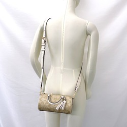 COACH Lacy Crossbody Signature CK689 Handbag PVC/Leather Beige Women's