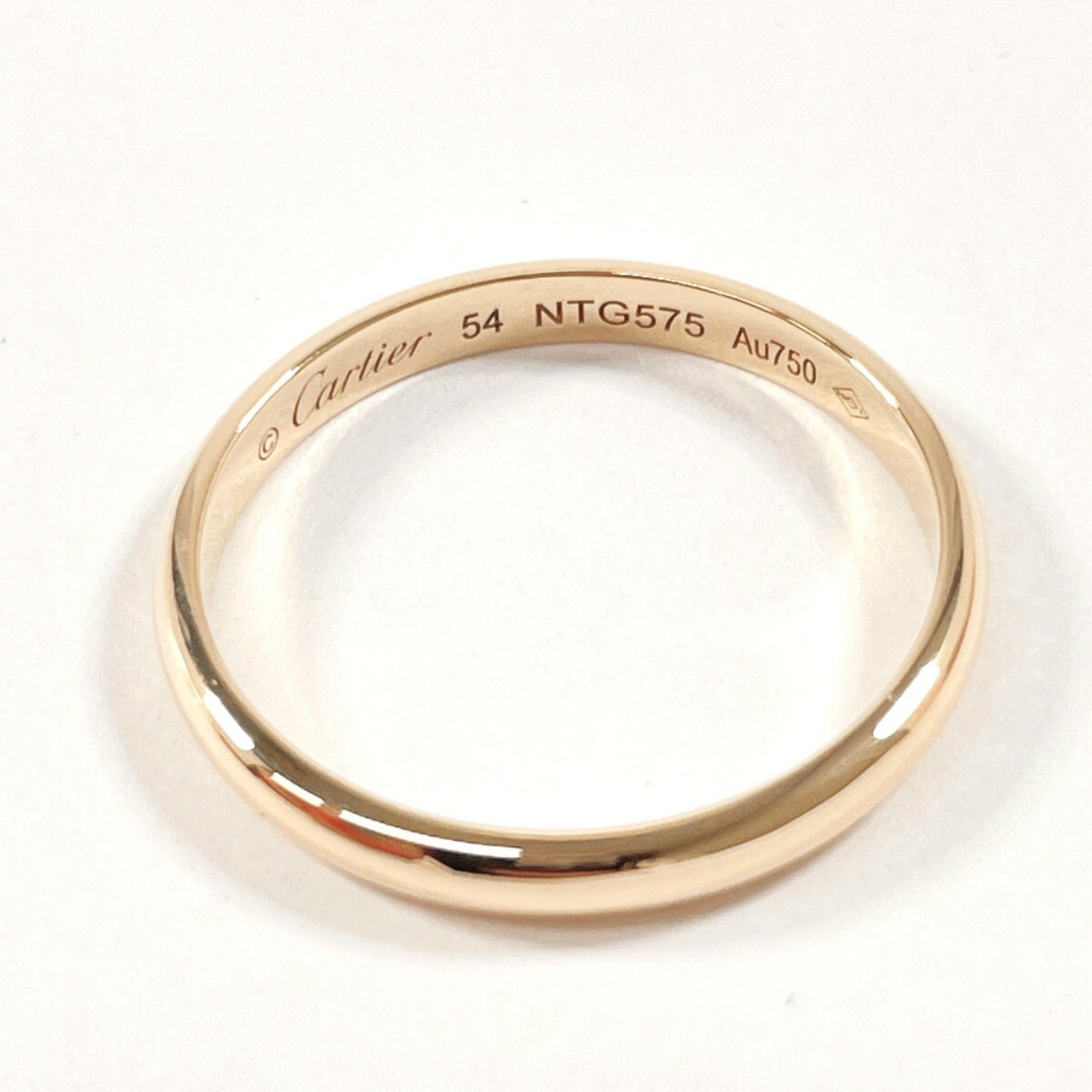 CARTIER 1895 Wedding Ring, 18K Yellow Gold, 14K Women's