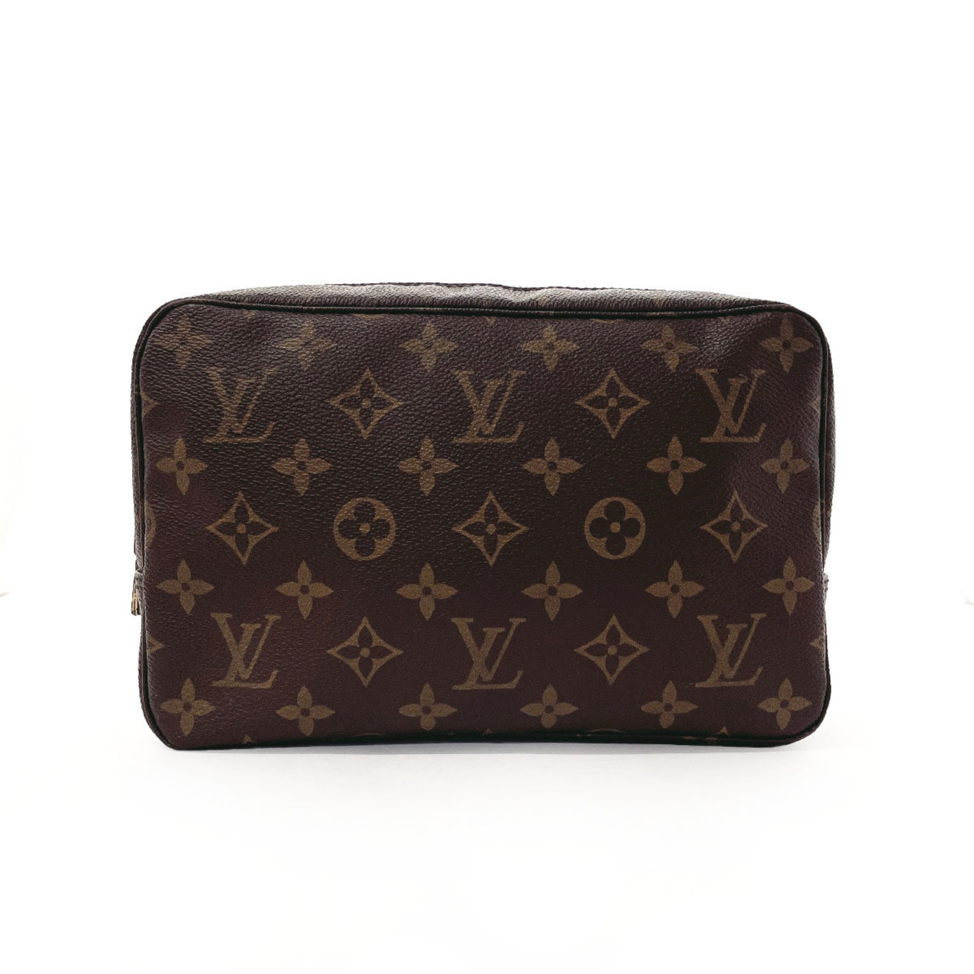 LOUIS VUITTON Louis Vuitton Truss Toilette 23 M47524 Pouch Monogram Canvas Brown Unisex