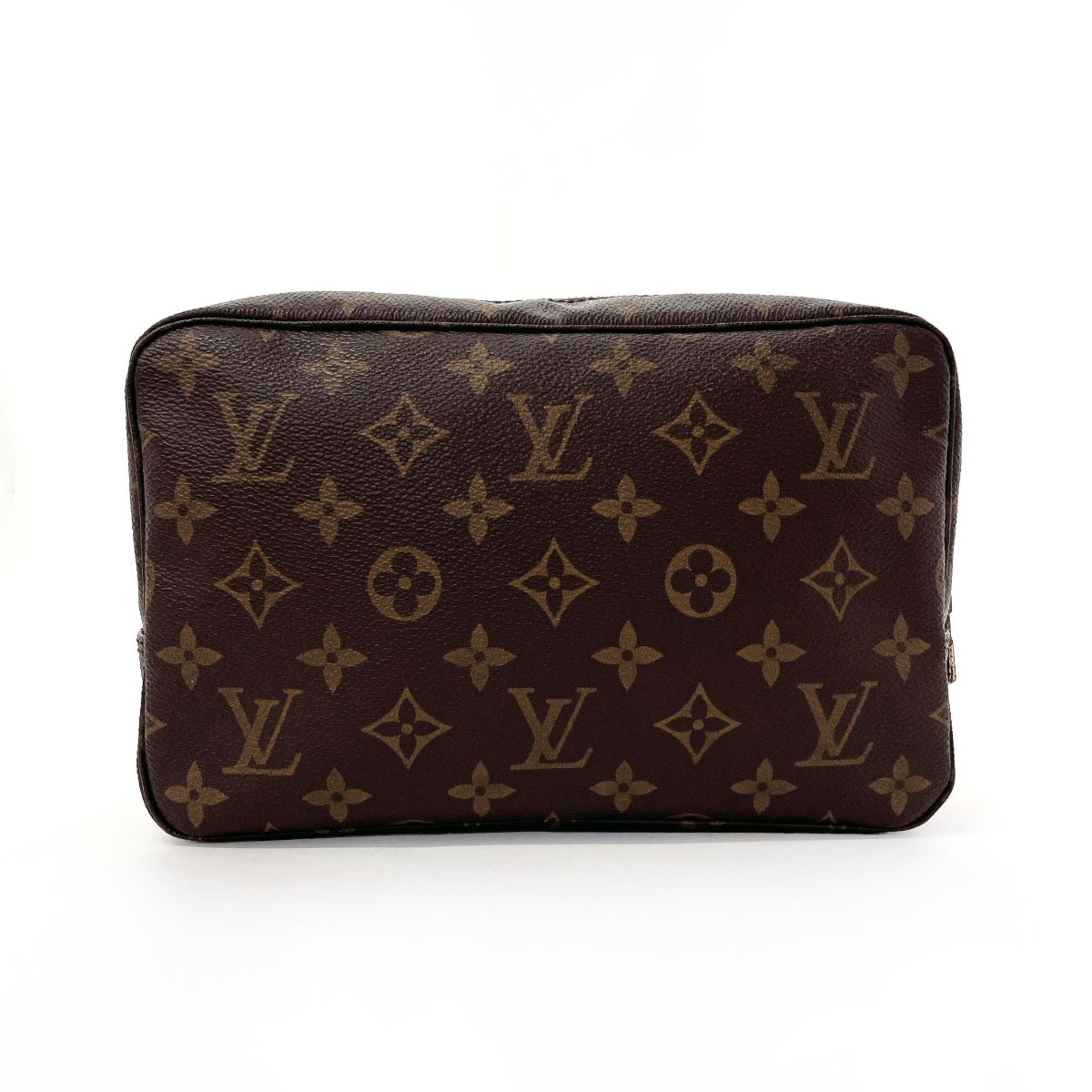 LOUIS VUITTON Louis Vuitton Truss Toilette 23 M47524 Pouch Monogram Canvas Brown Unisex