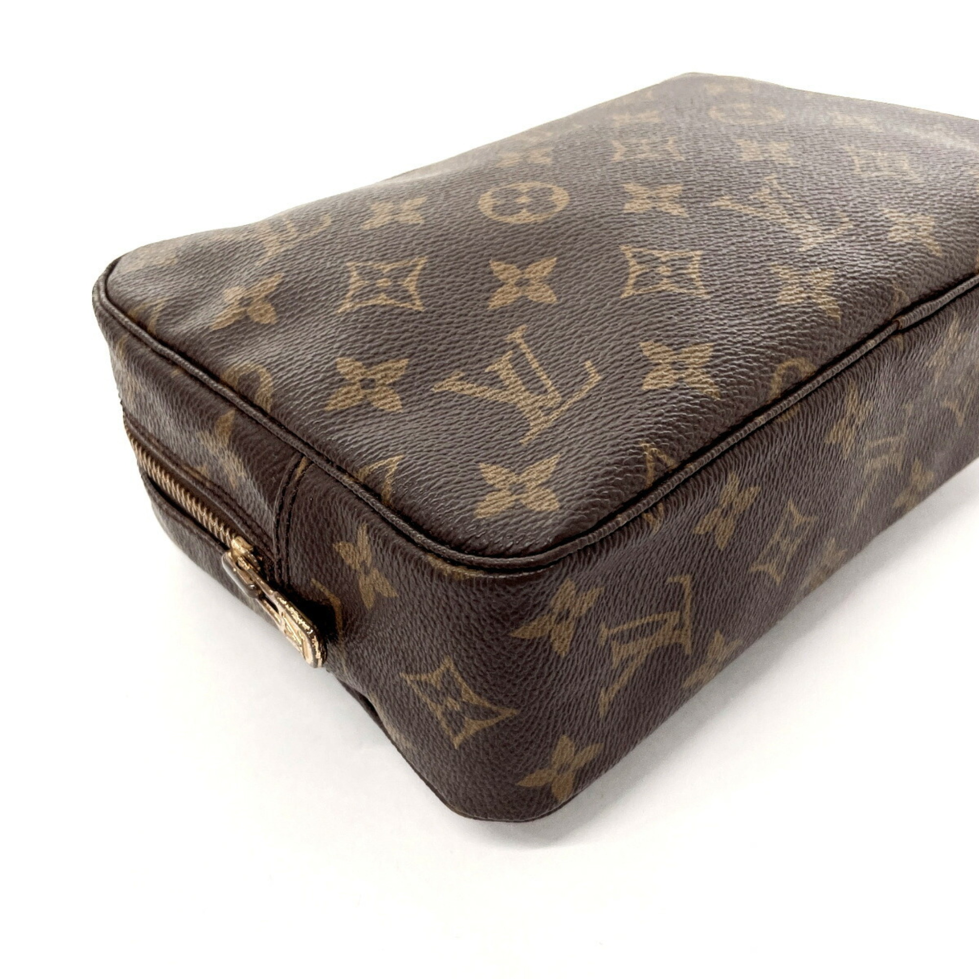 LOUIS VUITTON Louis Vuitton Truss Toilette 23 M47524 Pouch Monogram Canvas Brown Unisex