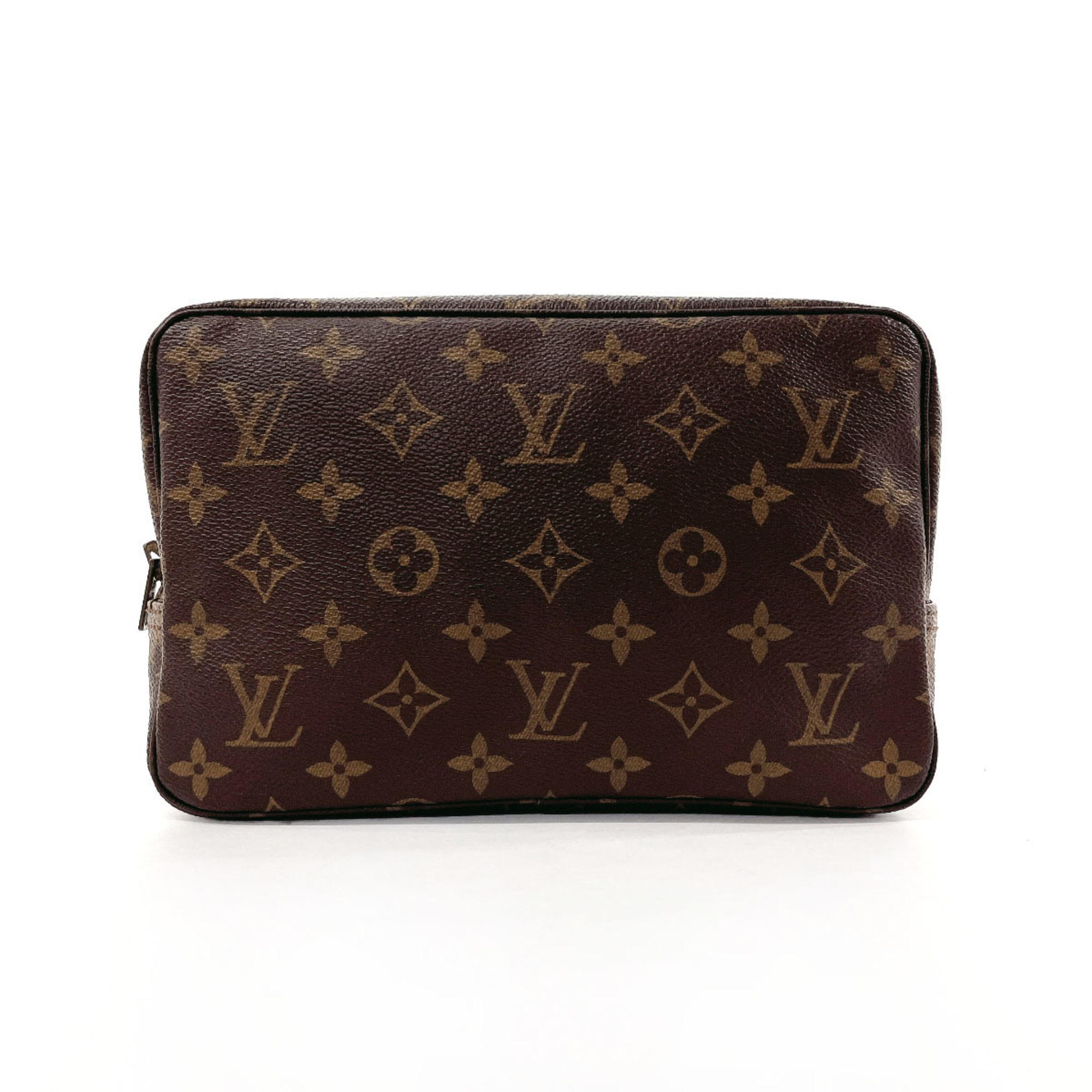 LOUIS VUITTON Louis Vuitton Truss Toilette 23 M47524 Pouch Monogram Canvas Brown Unisex