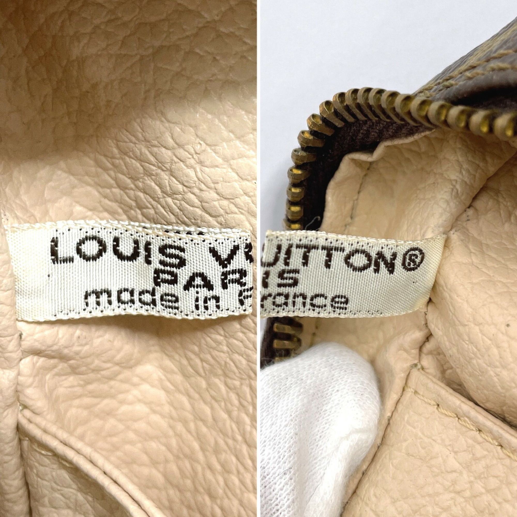 LOUIS VUITTON Louis Vuitton Truss Toilette 23 M47524 Pouch Monogram Canvas Brown Unisex