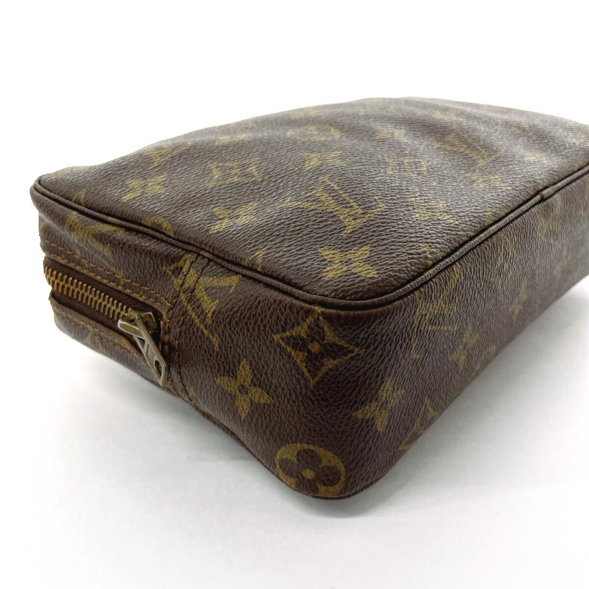 LOUIS VUITTON Louis Vuitton Truss Toilette 23 M47524 Pouch Monogram Canvas Brown Unisex