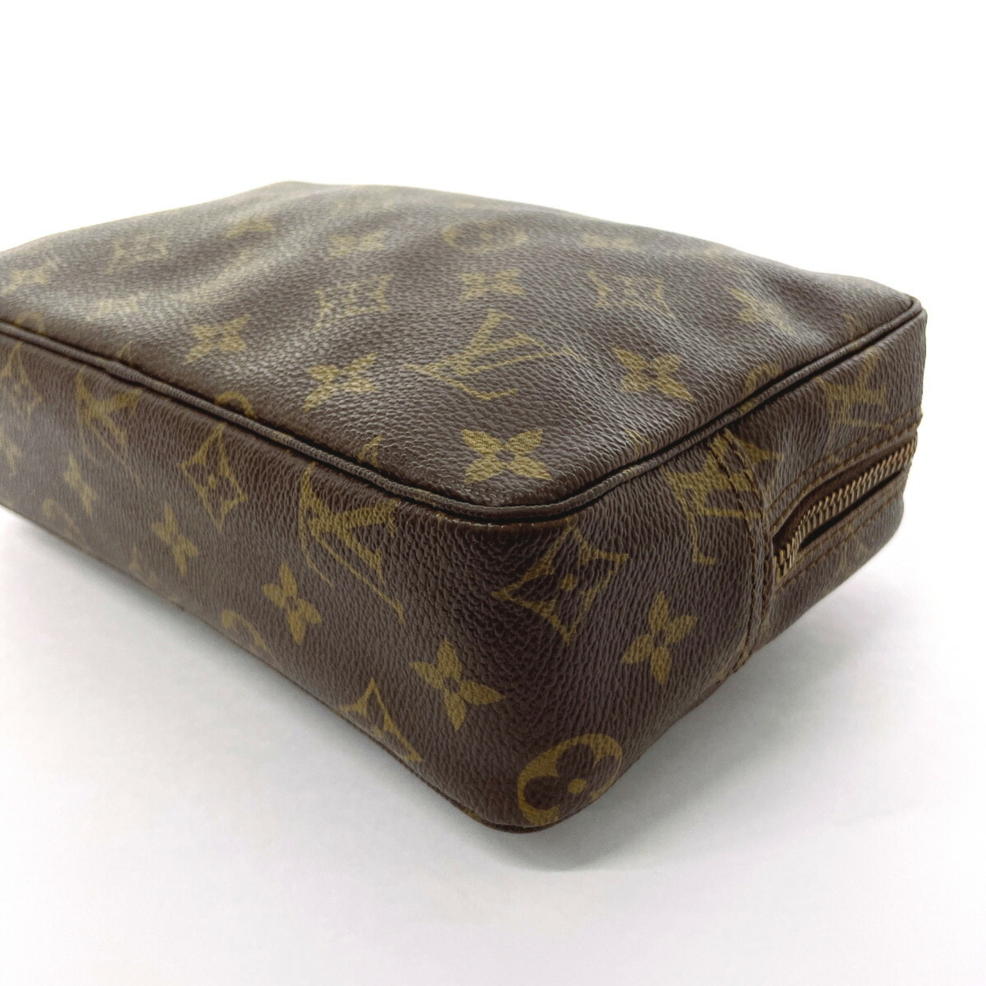 LOUIS VUITTON Louis Vuitton Truss Toilette 23 M47524 Pouch Monogram Canvas Brown Unisex