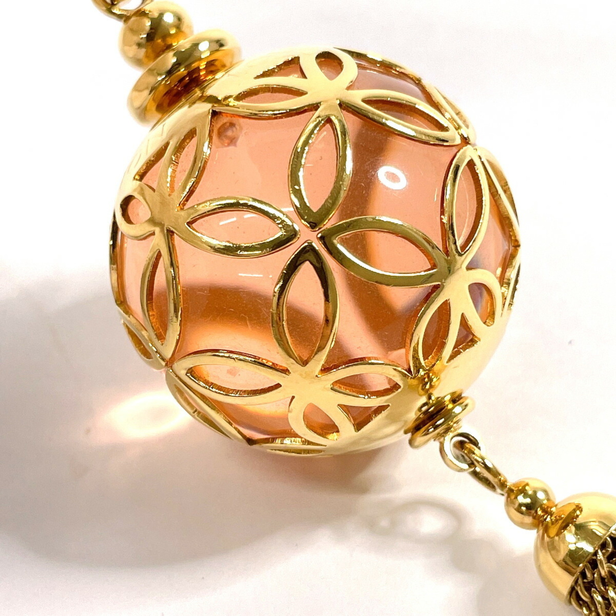 LOUIS VUITTON Louis Vuitton Porte Cle Ice Ball Bag Charm M66779 Keychain GP/Resin Gold Unisex