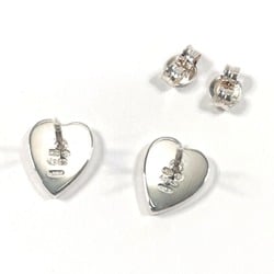 GUCCI Trademark Heart Shape 223990 J8400 8106 Earrings, Silver 925, Silver, Women's