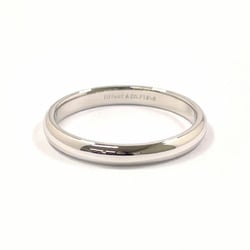 TIFFANY&Co. Tiffany Band Ring, Pt950 Platinum, 20.5, Silver, Men's