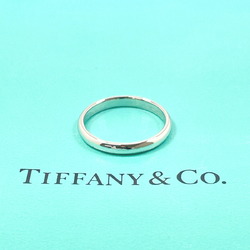 TIFFANY&Co. Tiffany Band Ring, Pt950 Platinum, 20.5, Silver, Men's