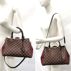 LOUIS VUITTON Louis Vuitton Brittany N41675 Handbag Damier Brown Women's