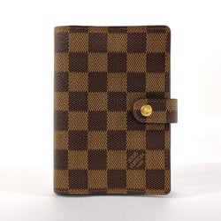 LOUIS VUITTON Louis Vuitton Agenda PM R20700 Diary Cover Damier Brown Unisex