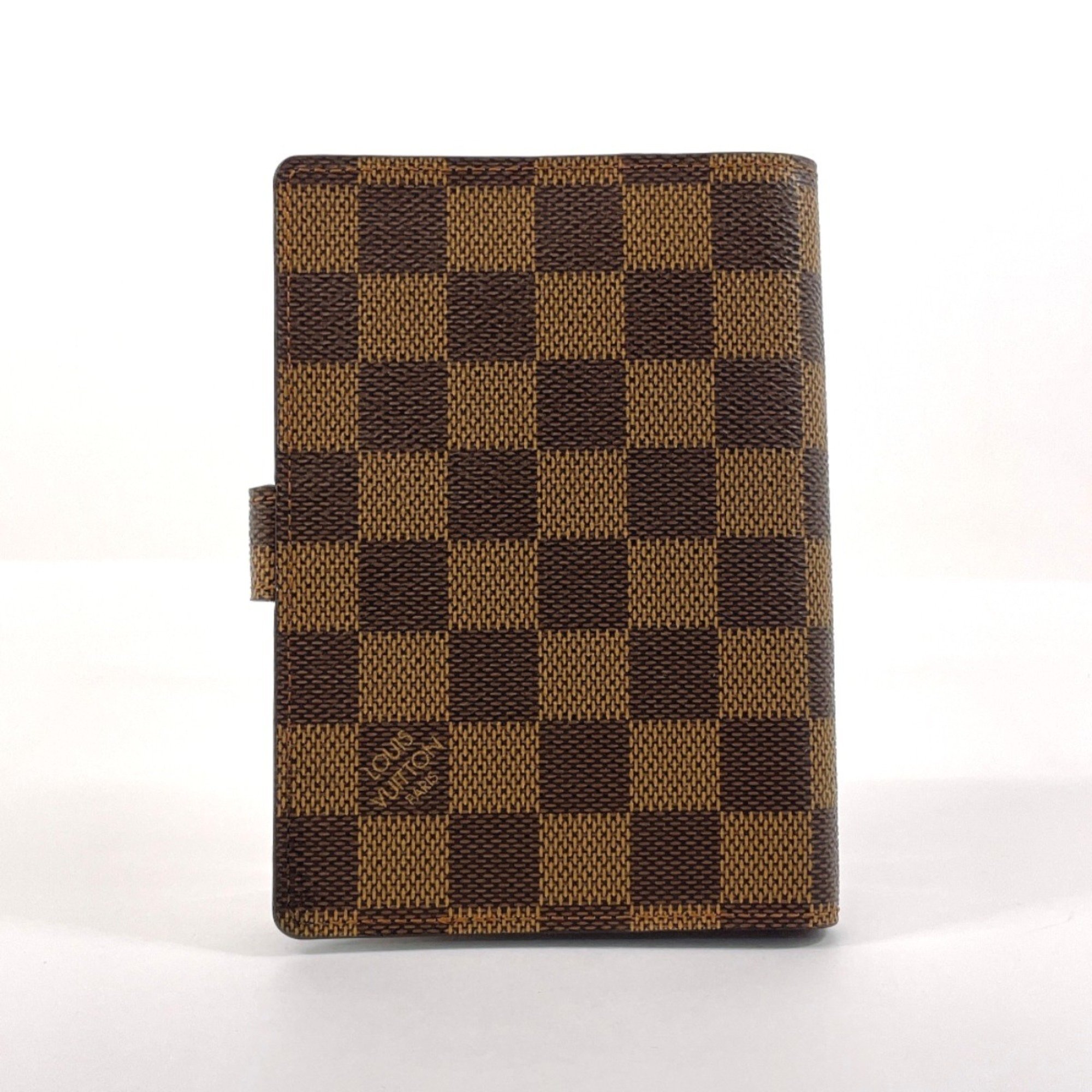 LOUIS VUITTON Louis Vuitton Agenda PM R20700 Diary Cover Damier Brown Unisex