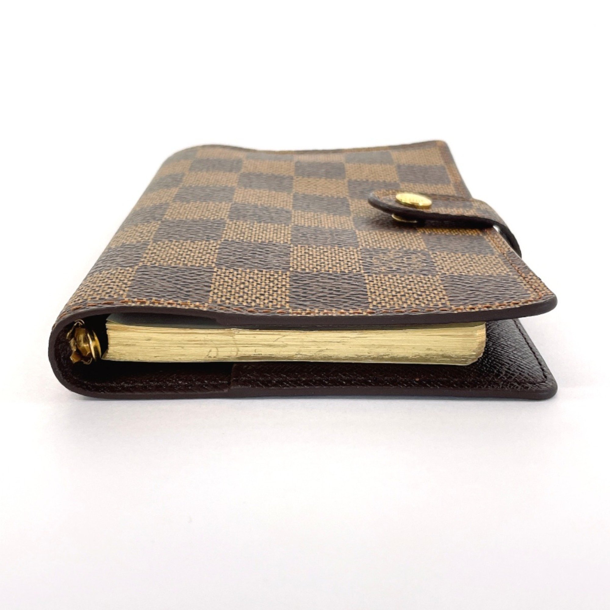 LOUIS VUITTON Louis Vuitton Agenda PM R20700 Diary Cover Damier Brown Unisex