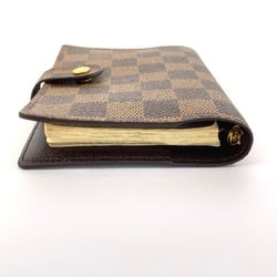 LOUIS VUITTON Louis Vuitton Agenda PM R20700 Diary Cover Damier Brown Unisex