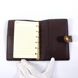 LOUIS VUITTON Louis Vuitton Agenda PM R20700 Diary Cover Damier Brown Unisex