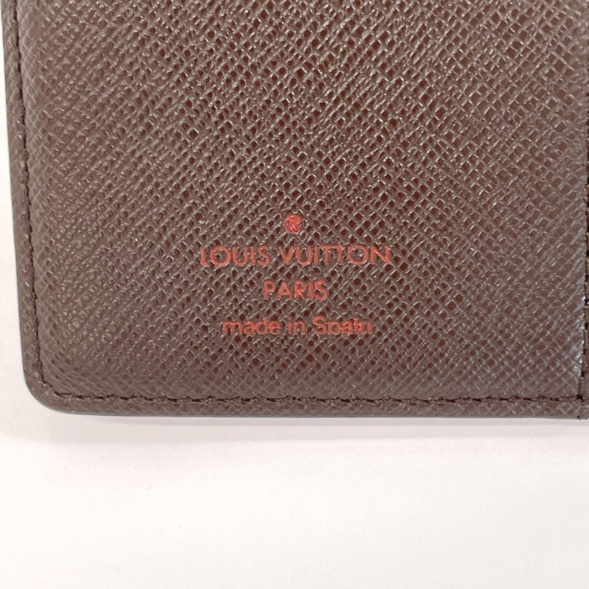 LOUIS VUITTON Louis Vuitton Agenda PM R20700 Diary Cover Damier Brown Unisex