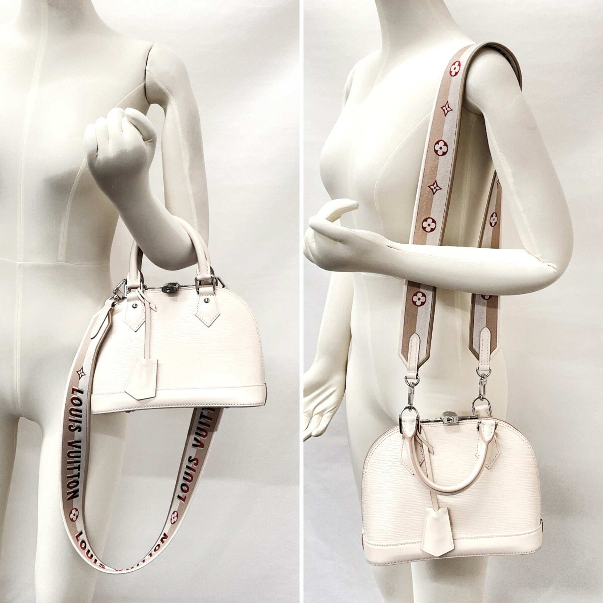 LOUIS VUITTON Louis Vuitton Alma BB M58706 Handbag Epi Leather Beige Women's