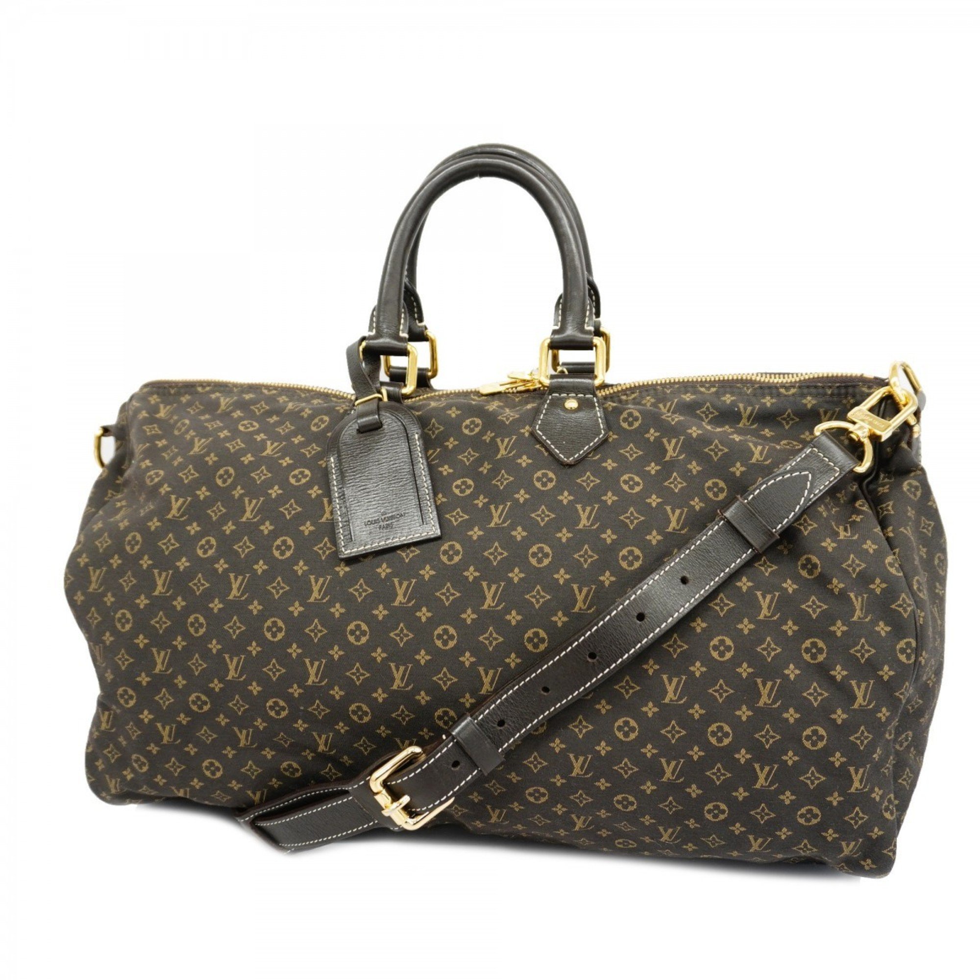 Louis Vuitton Boston Bag Monogram Idylle Speedy Voyage 45 M56705 Fuzan Ladies