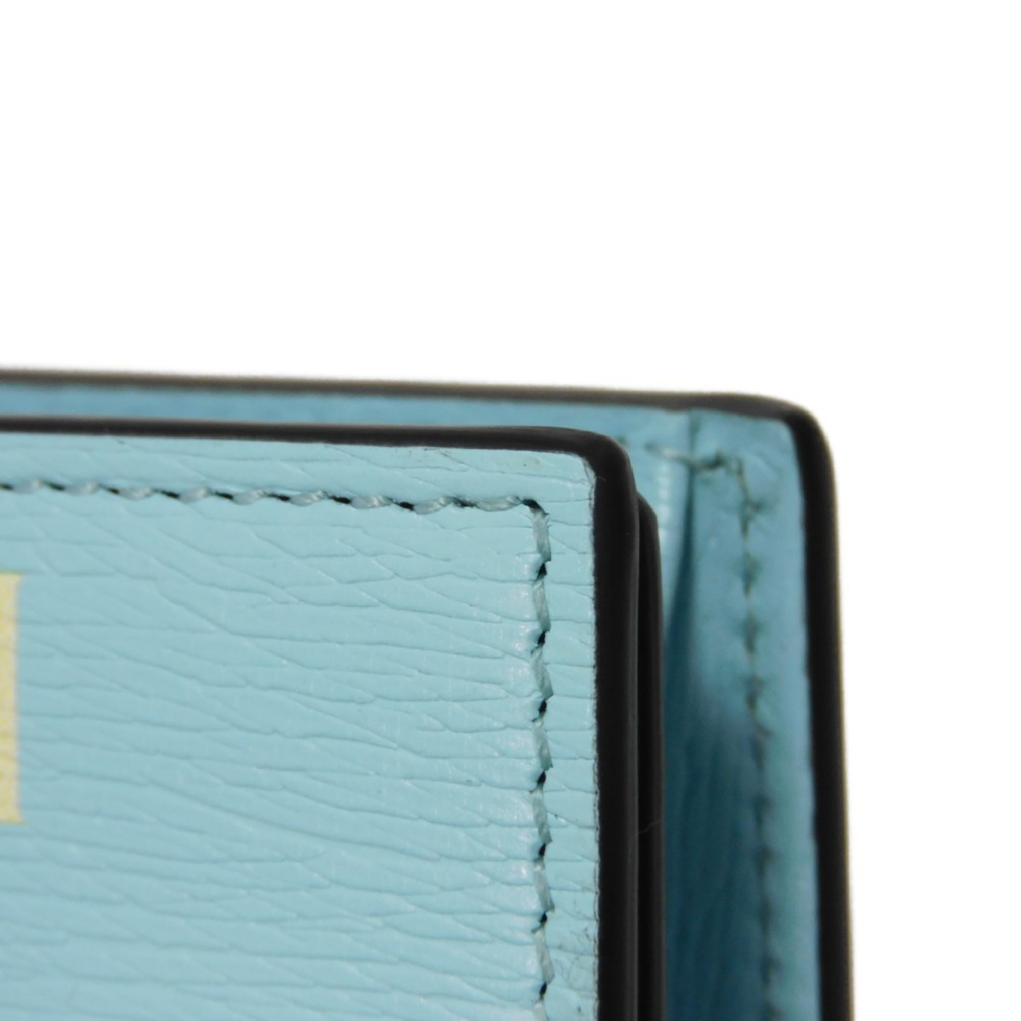 Gucci GUCCI Bi-fold wallet Bananya Compact Banana Unicorn Star Multicolor Pastel Blue 701009 Women's