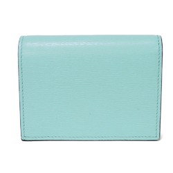 Gucci GUCCI Bi-fold wallet Bananya Compact Banana Unicorn Star Multicolor Pastel Blue 701009 Women's