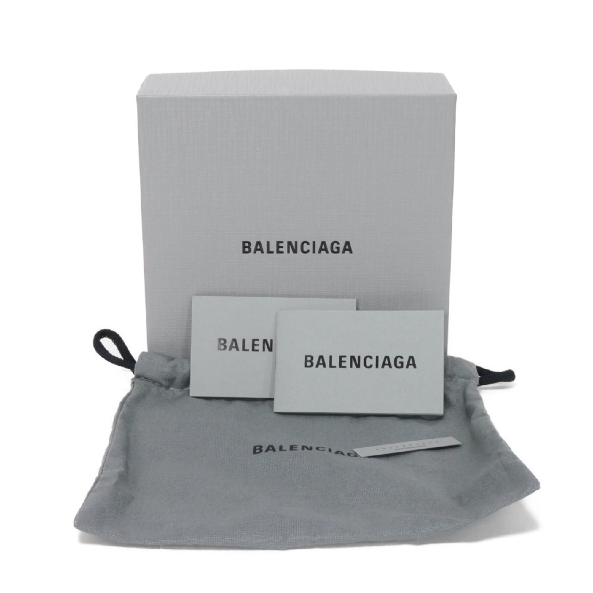 BALENCIAGA Coin Case BB Monogram Cash Card Holder Fragment 640535 2AAQT 1069 Men's