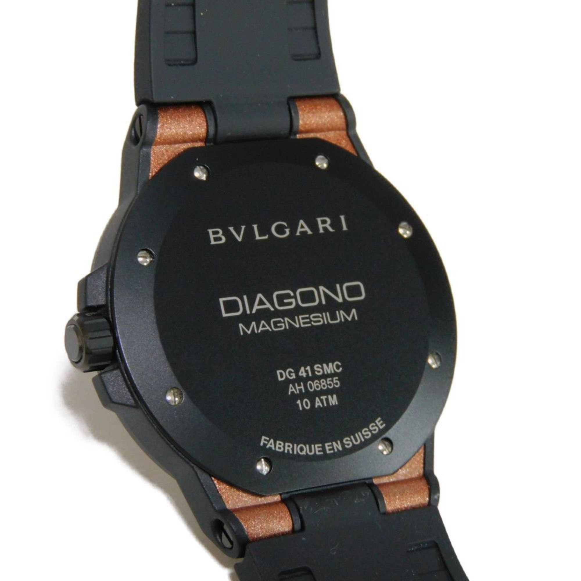 BVLGARI Diagono Magnesium Automatic Watch DG41SMC Men's