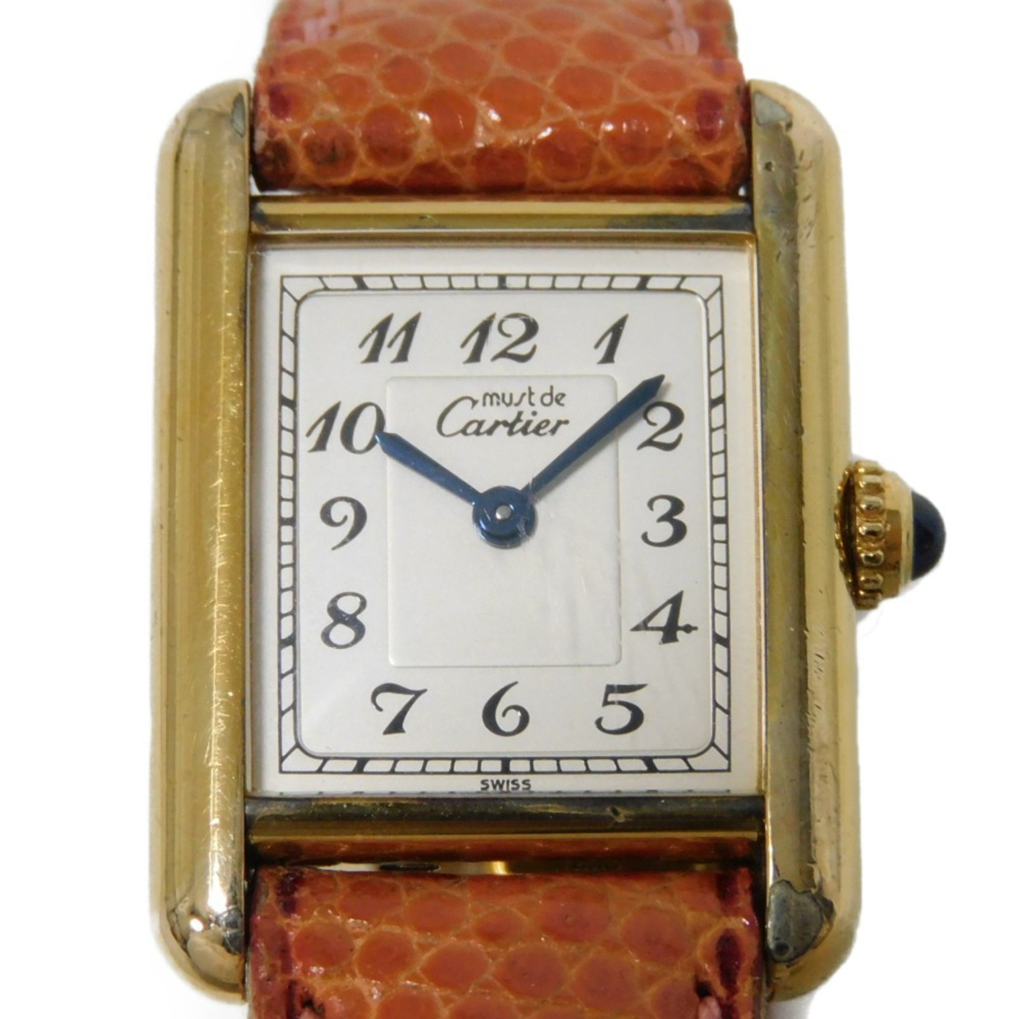 Cartier Must Tank Vermeil Quartz Watch 5057001 for Women