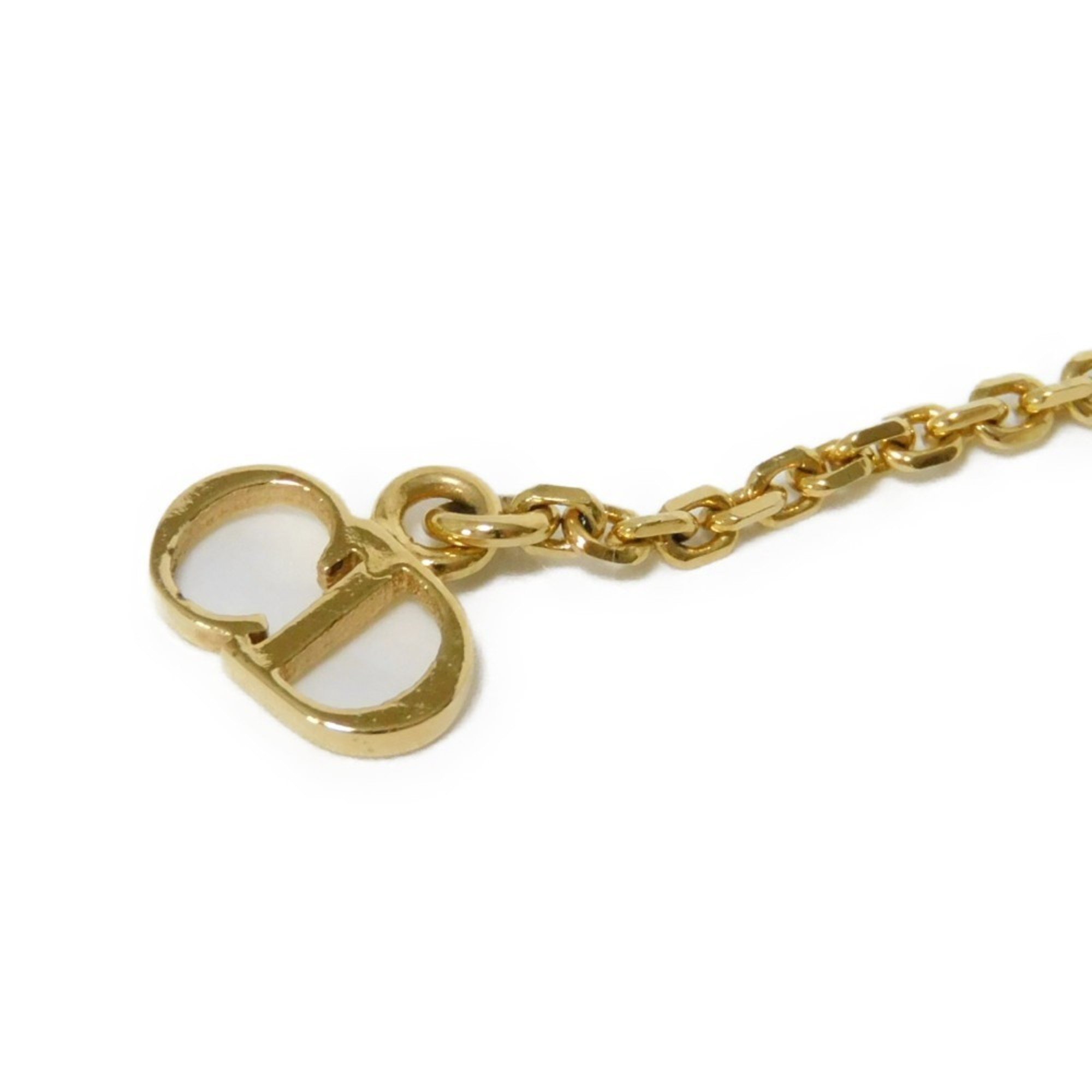 Christian Dior Dior Necklace Clair D Lune Resin Pearl Ivory Crystal Current CD N1033CDLCY_D301 Women's