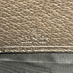 Gucci long wallet Ophidia 523154 beige brown men's women's