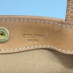 Celine Tote Bag Macadam Light Brown Beige Women's