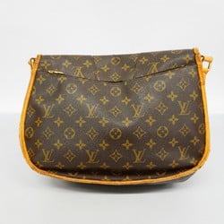 Louis Vuitton Shoulder Bag Monogram Menilmontant MM M40473 Brown Women's