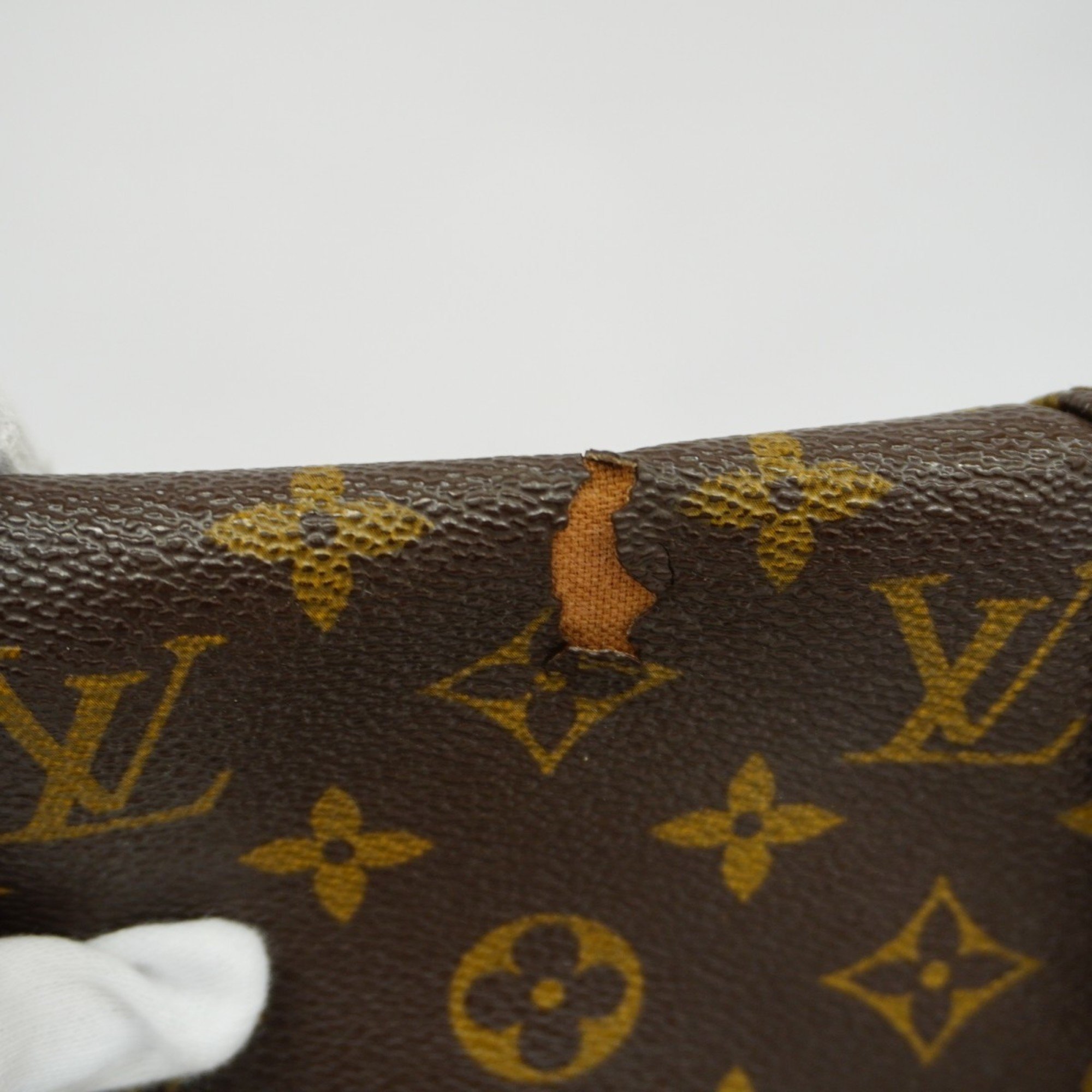 Louis Vuitton Shoulder Bag Monogram Menilmontant MM M40473 Brown Women's