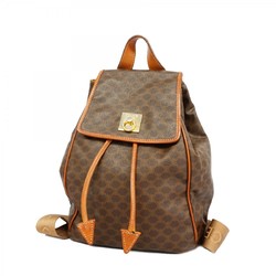 Celine Backpack Daypack Macadam Brown Women's